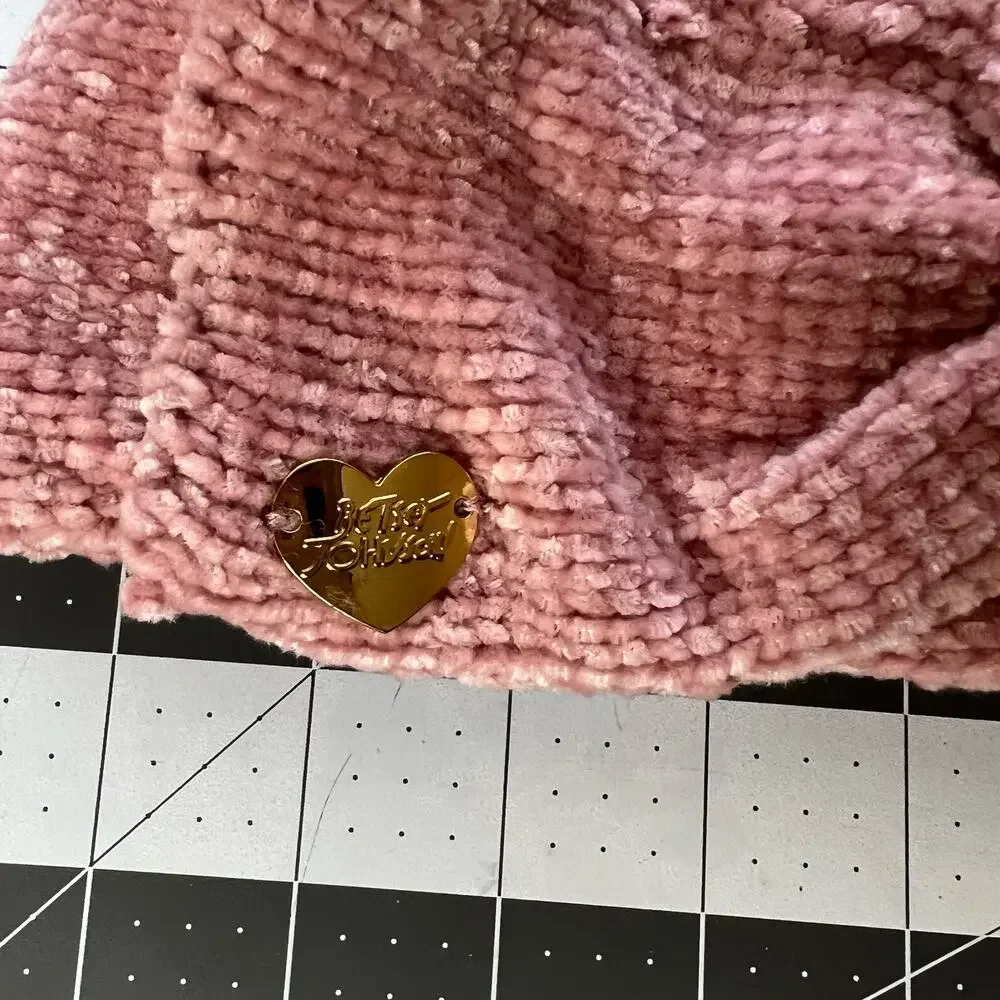 Betsey Johnson Pink‎ Knit Bow Headband